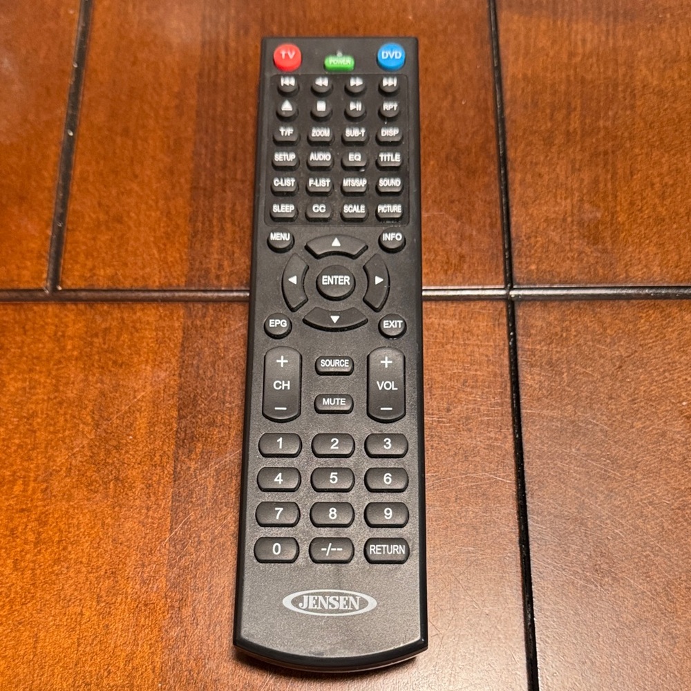 Jensen AudioVox TV/DVD Combo Remote X1